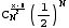 C_N^(x + N)/2(1/2)^N