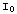 I_0