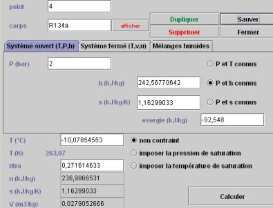 Etat du point 4