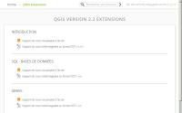 Accédez à la ressource pédagogique QGIS version 2.2 extensions