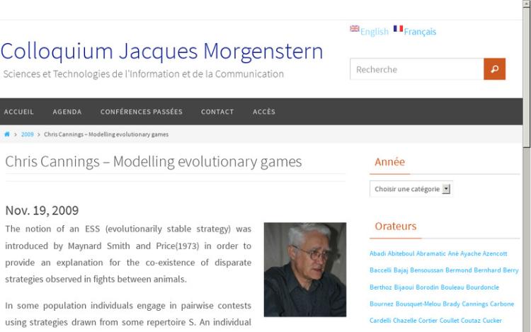 Accédez à la ressource pédagogique Modelling evolutionary games