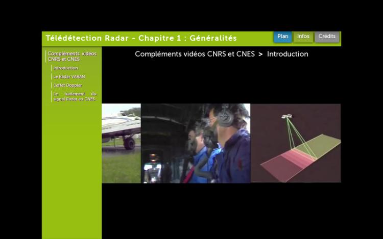 Accédez à la ressource pédagogique Généralités : compléments vidéos CNRS et CNES (Télédétection radar)