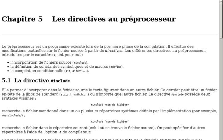 Accédez à la ressource pédagogique Les directives au préprocesseur (série : Programmation en langage C)