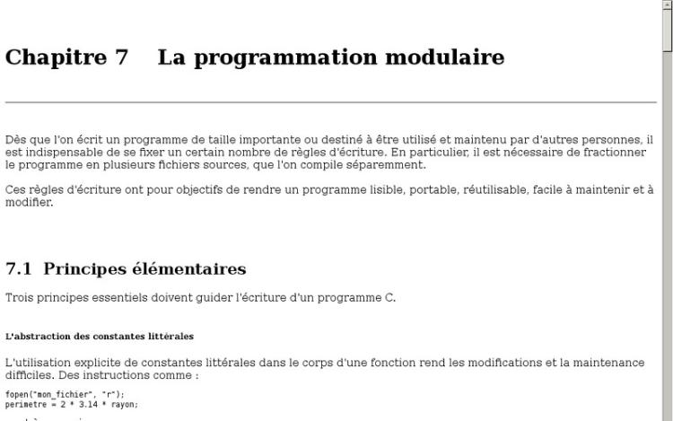 Accédez à la ressource pédagogique La programmation modulaire (série : Programmation en langage C)