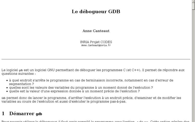 Accédez à la ressource pédagogique Le débogueur GDB (série : Programmation en langage C)