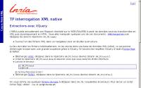 Accédez à la ressource pédagogique TP 6 interrogation XML : native Extractions avec XQuery (série : Technologies XML)
