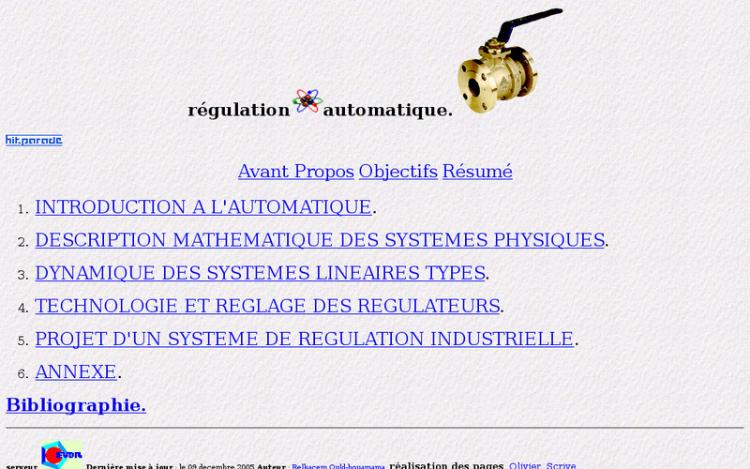 Accédez à la ressource pédagogique La régulation automatique (série : Cours Polytech'Lille)