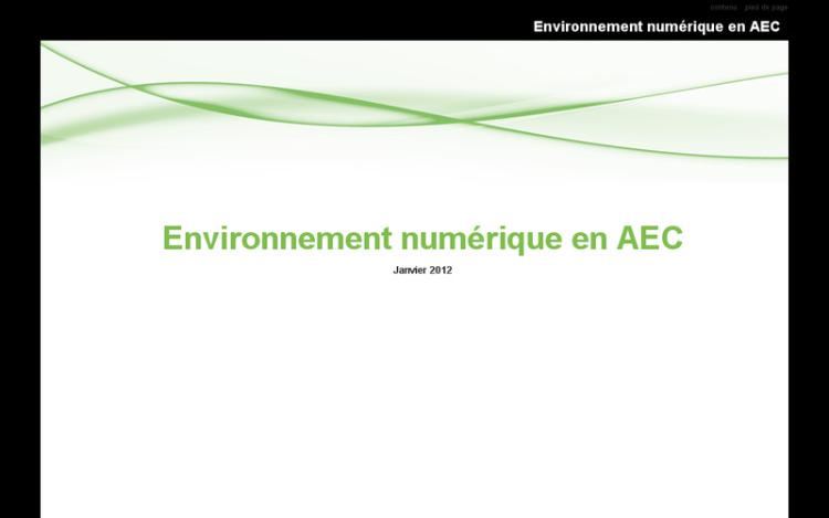 Accédez à la ressource pédagogique Environnement numérique en AEC (Maquette Numérique et Interopérabilité dans le Bâtiment)