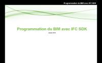 Accédez à la ressource pédagogique Programmation du BIM avec IFC SDK (Maquette Numérique et Interopérabilité dans le Bâtiment)