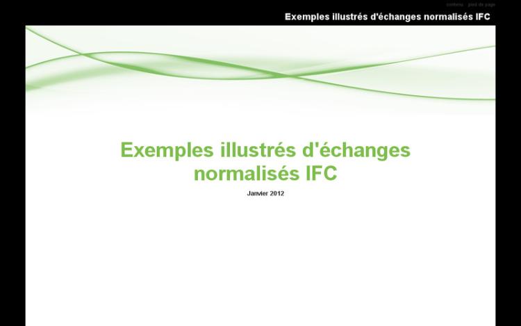 Accédez à la ressource pédagogique Exemples illustrés d'échanges normalisés IFC (Maquette Numérique et Interopérabilité dans le Bâtiment)