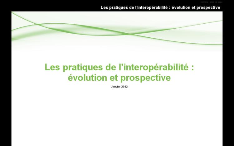 Accédez à la ressource pédagogique Les pratiques de l'interopérabilité : évolution et prospective (Maquette Numérique et Interopérabilité dans le Bâtiment)