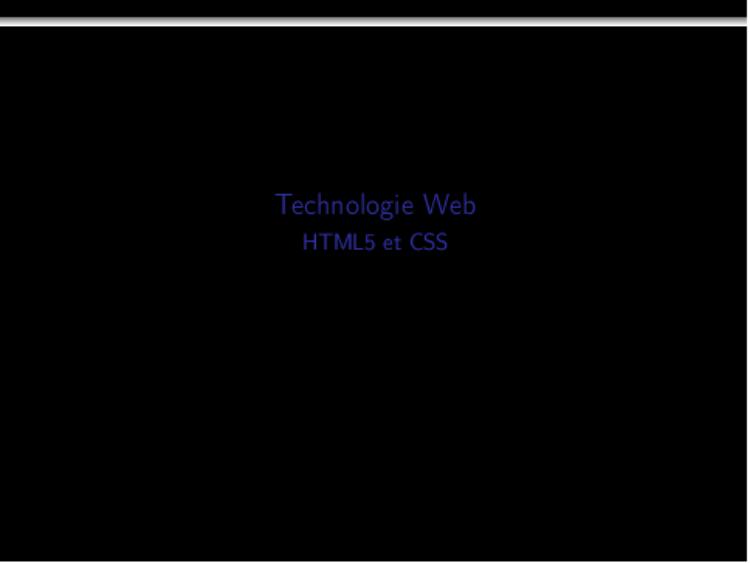 Accédez à la ressource pédagogique HTML, XHTML et CSS (Technologie Web)
